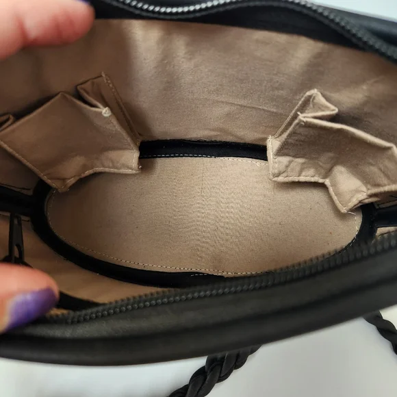 Baskets Of Cambodia Small Mini Handbag Rope Purple Tan Black Garden Girl Scandi - Picture 11 of 16